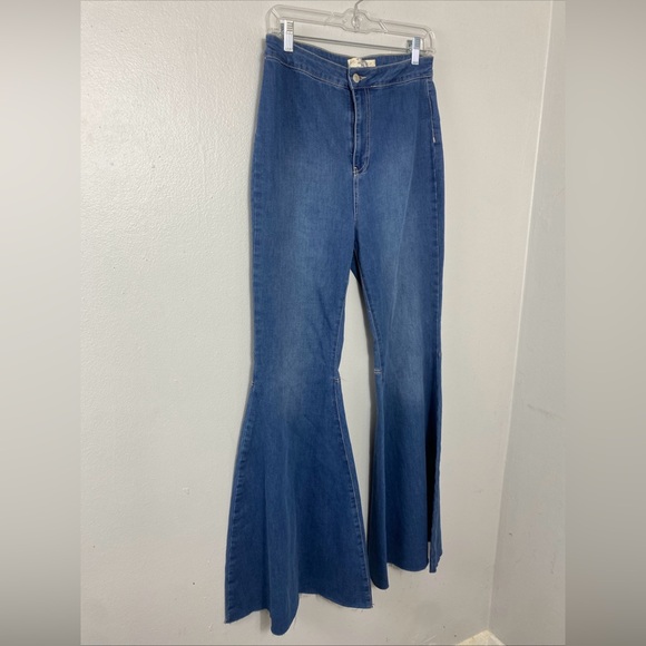 We The Free Denim - We The Free Penny Pull-On Flare Jeans Size 30 Made in Turkey